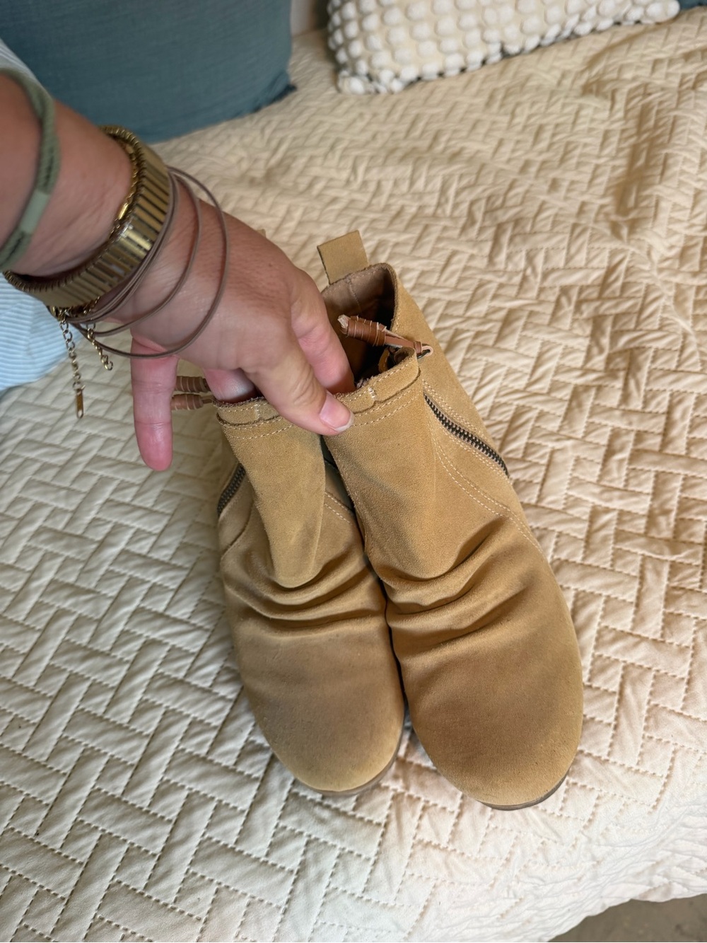 Wedge booties